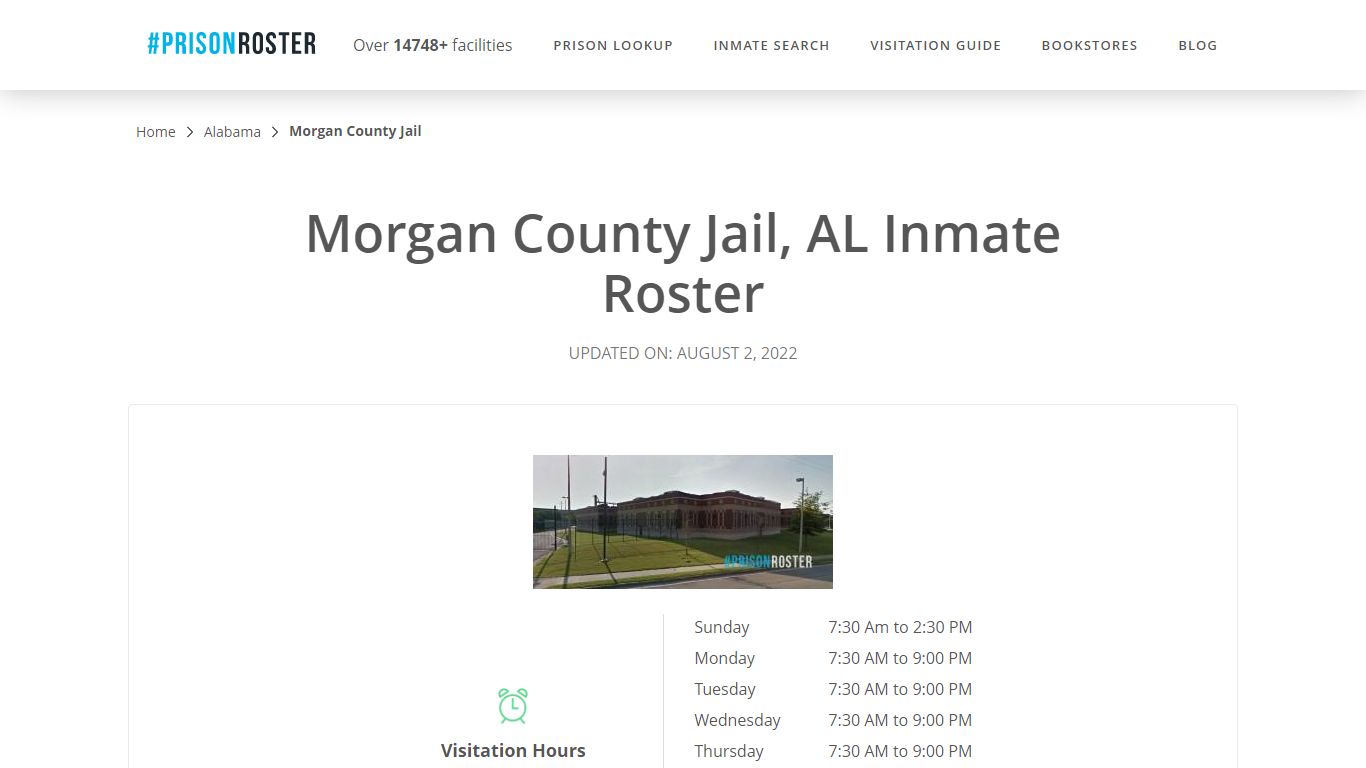 Morgan County Jail, AL Inmate Roster - Prisonroster